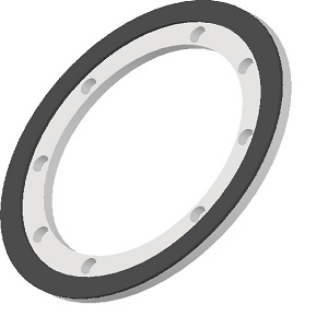 64 pair of poles 1 Track encoder ring Axial reading for magnetic encoder